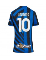 Inter Milan Lautaro Martinez #10 Domácí Dres pro Dámské 2024-25 Krátký Rukáv